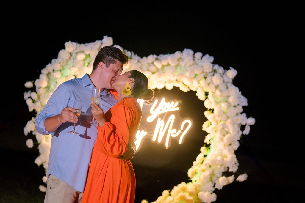 Decoration for surprise proposal in Krabi, Krabi Marriage proposal decoration, Krabi Marriage proposal planner, Krabi planner, krabi surprise proposal decoration, krabi videographer, Krabi wedding planner