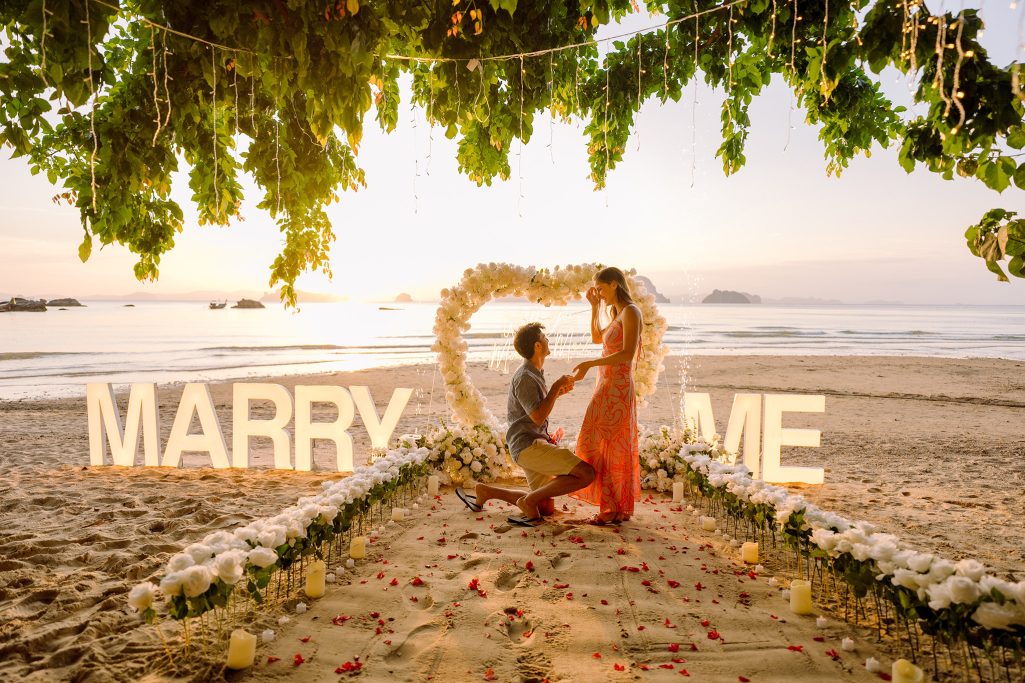 Krabi surprise proposal decoration planner, Krabi Wedding Planner, Krabi wedding, Krabi Wedding Planner, Krabi wedding organizer , Surprise proposal, Krabi surprise proposal photography, proposal decoration, surprise proposal photographer in Krabi