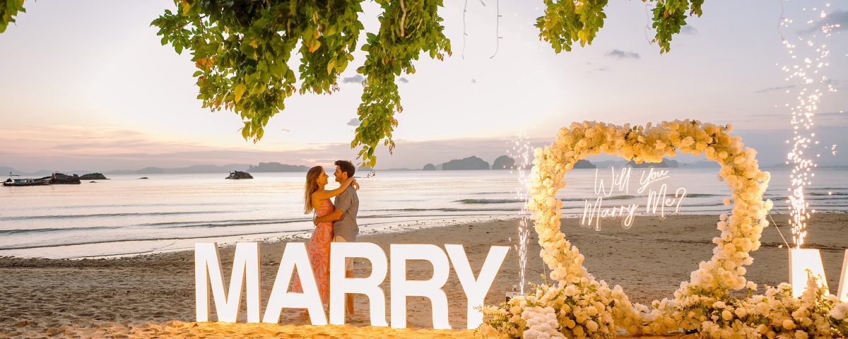 Krabi surprise proposal decoration planner, Krabi Wedding Planner, Krabi wedding, Krabi Wedding Planner, Krabi wedding organizer , Surprise proposal, Krabi surprise proposal photography, proposal decoration, surprise proposal photographer in Krabi