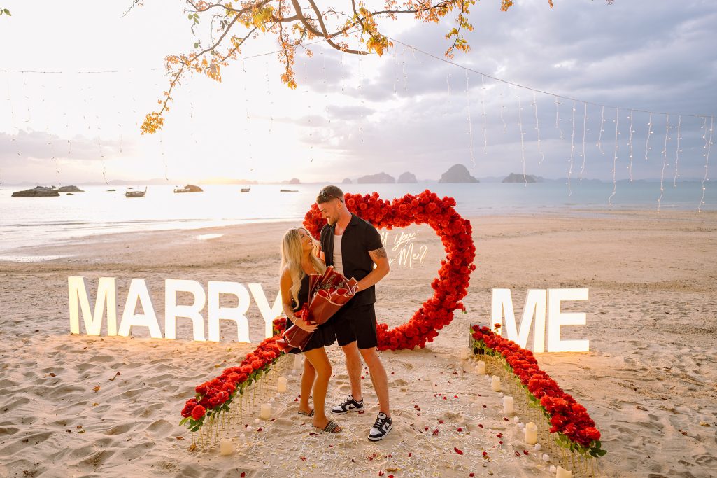 Krabi surprise proposal decoration planner, Krabi Wedding Planner, Krabi wedding, Krabi Wedding Planner, Krabi wedding organizer , Surprise proposal, Krabi surprise proposal photography, proposal decoration, surprise proposal photographer in Krabi