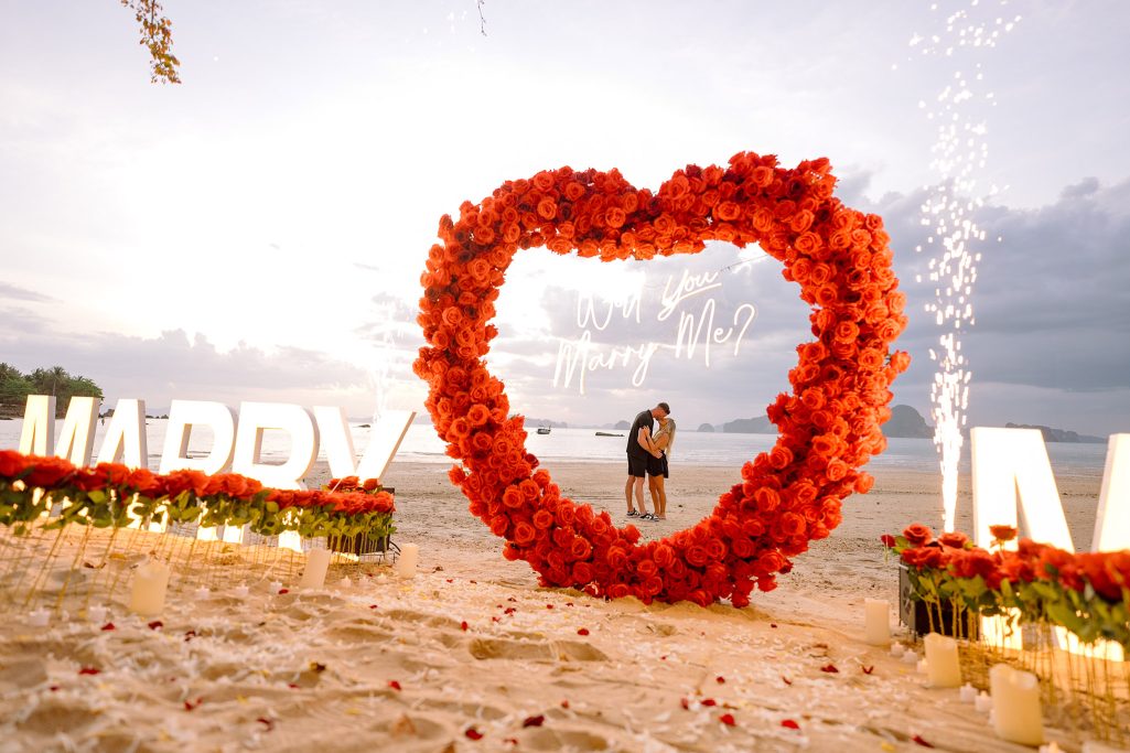 Krabi surprise proposal decoration planner, Krabi Wedding Planner, Krabi wedding, Krabi Wedding Planner, Krabi wedding organizer , Surprise proposal, Krabi surprise proposal photography, proposal decoration, surprise proposal photographer in Krabi