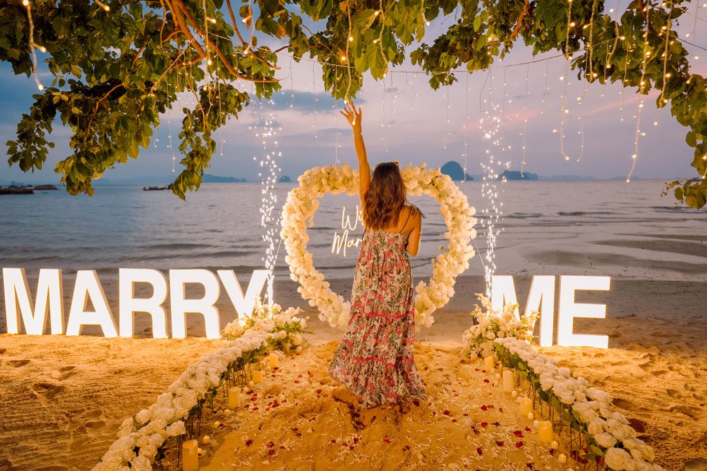 Krabi surprise proposal decoration planner, Krabi Wedding Planner, Krabi wedding, Krabi Wedding Planner, Krabi wedding organizer , Surprise proposal, Krabi surprise proposal photography, proposal decoration, surprise proposal photographer in Krabi