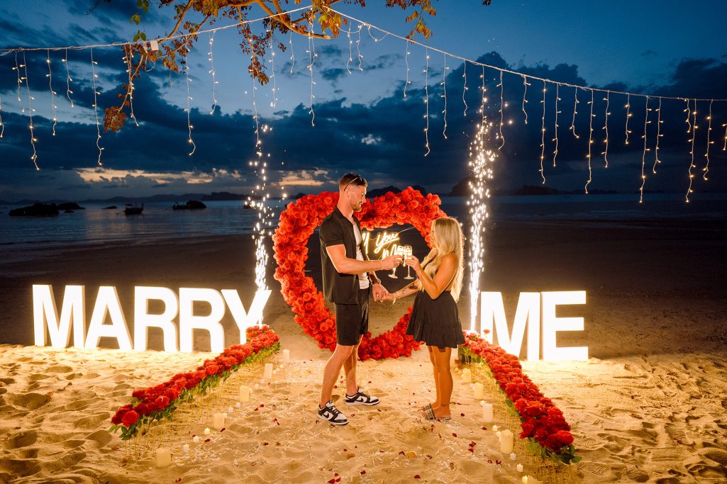 Krabi surprise proposal decoration planner, Krabi Wedding Planner, Krabi wedding, Krabi Wedding Planner, Krabi wedding organizer , Surprise proposal, Krabi surprise proposal photography, proposal decoration, surprise proposal photographer in Krabi