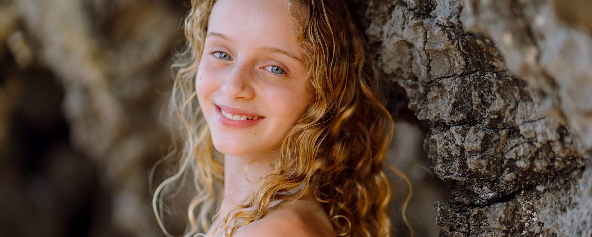 12 years old photo shoot, Bat Mitzvah photo shoot, Portrait, Solo, Railay beach
