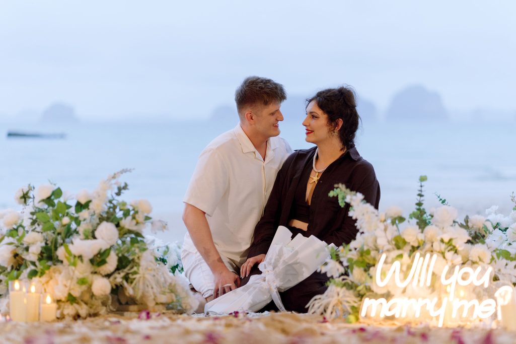 Krabi surprise proposal decoration planner, marriage proposal, Surprise proposal, Krabi Wedding Planner, Krabi planner
