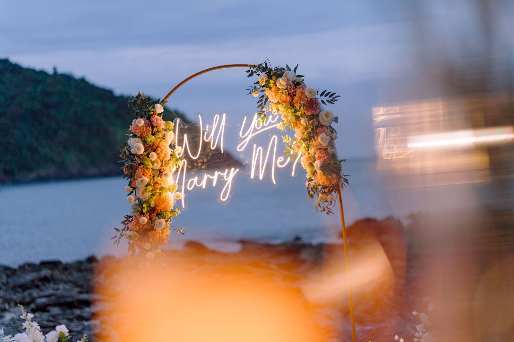 Krabi surprise proposal decoration planner, marriage proposal, Surprise proposal, Krabi Wedding Planner, Krabi planner, Koh Lanta photographer, Surprise proposal at Koh Lanta