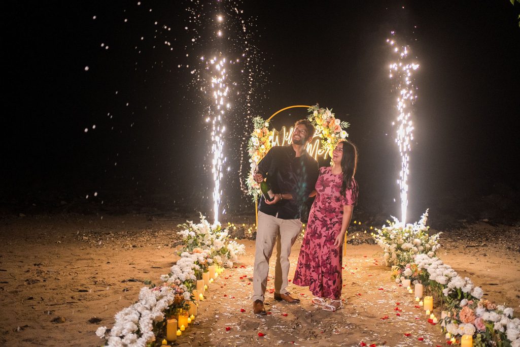 Krabi surprise proposal decoration planner, marriage proposal, Surprise proposal, Krabi Wedding Planner, Krabi planner, Koh Lanta photographer, Surprise proposal at Koh Lanta
