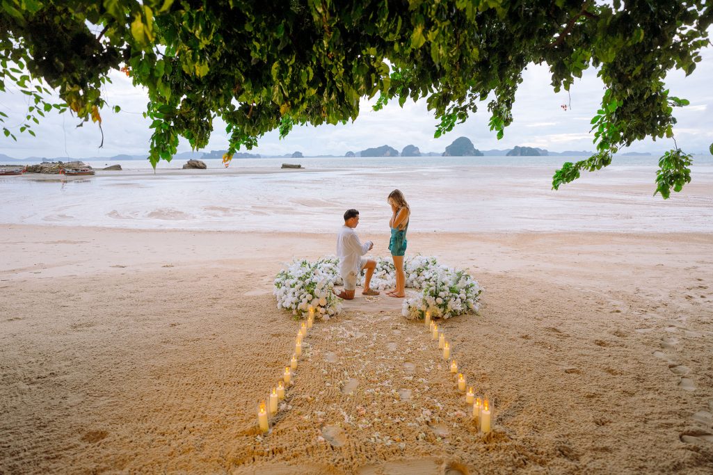 Krabi surprise proposal decoration planner, marriage proposal, Surprise proposal, Krabi Wedding Planner, Krabi planner