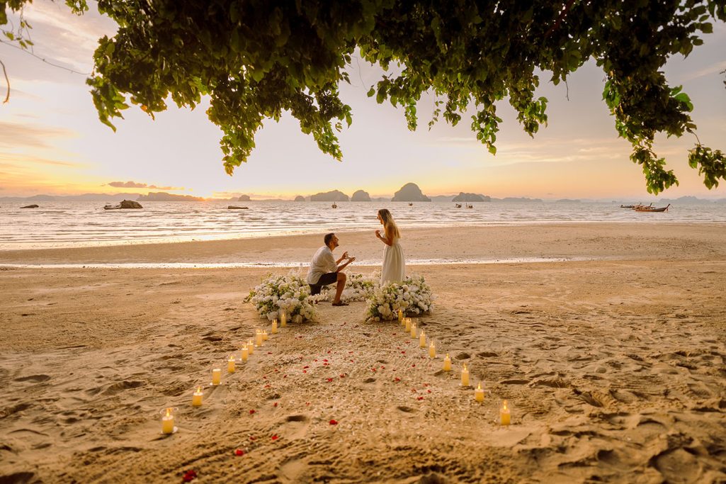 Krabi surprise proposal decoration planner, marriage proposal, Surprise proposal, Krabi Wedding Planner, Krabi planner