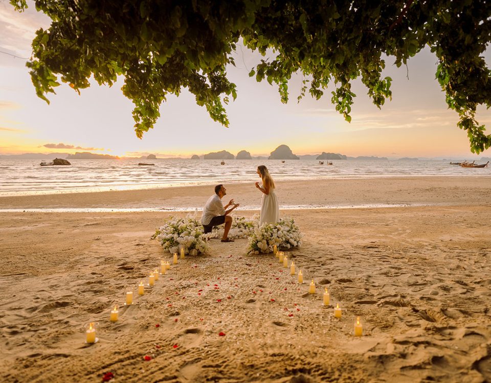 Krabi surprise proposal decoration planner, marriage proposal, Surprise proposal, Krabi Wedding Planner, Krabi planner