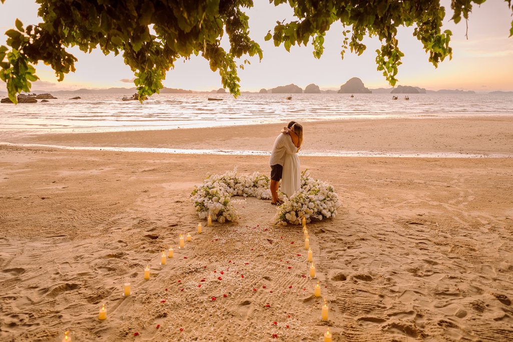 Krabi surprise proposal decoration planner, marriage proposal, Surprise proposal, Krabi Wedding Planner, Krabi planner