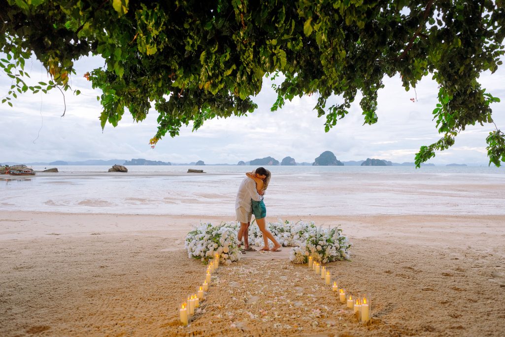 Krabi surprise proposal decoration planner, marriage proposal, Surprise proposal, Krabi Wedding Planner, Krabi planner