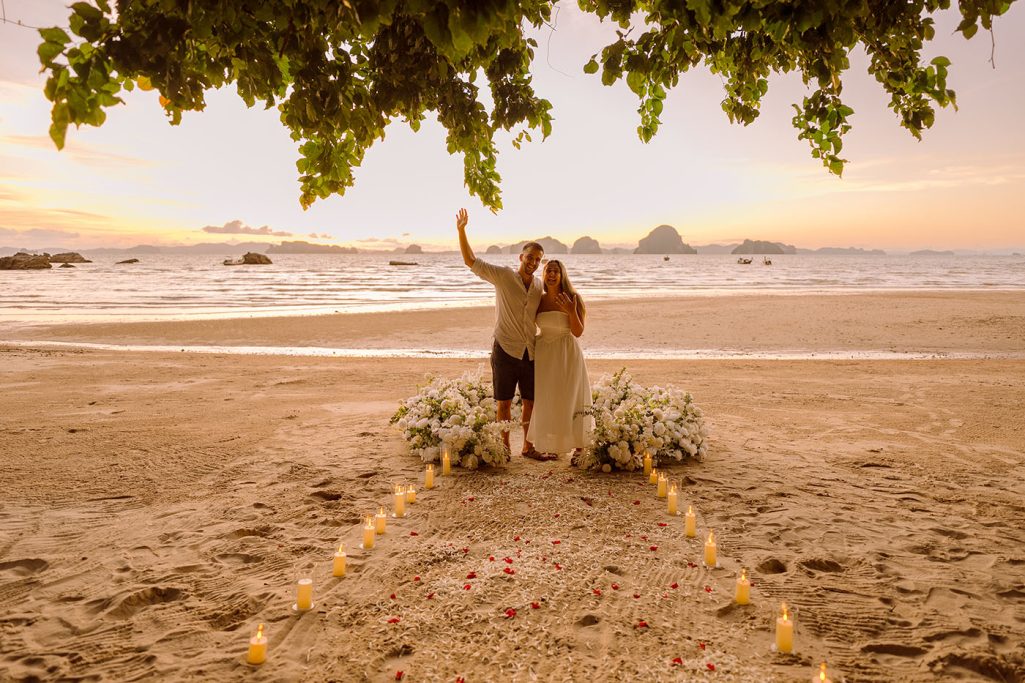 Krabi surprise proposal decoration planner, marriage proposal, Surprise proposal, Krabi Wedding Planner, Krabi planner