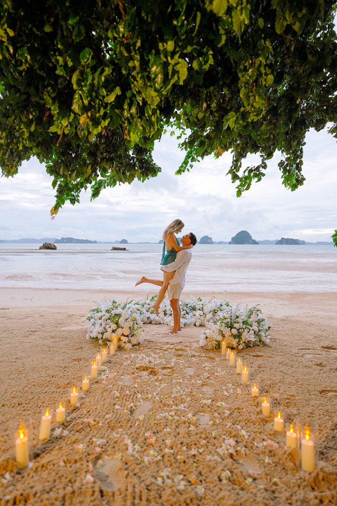 Krabi surprise proposal decoration planner, marriage proposal, Surprise proposal, Krabi Wedding Planner, Krabi planner