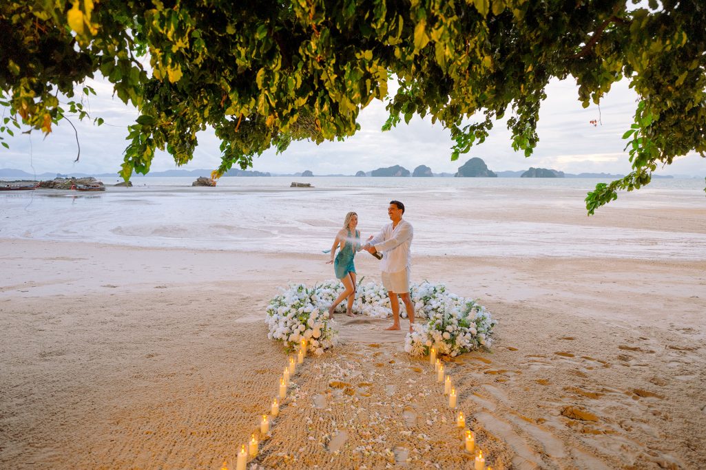 Krabi surprise proposal decoration planner, marriage proposal, Surprise proposal, Krabi Wedding Planner, Krabi planner