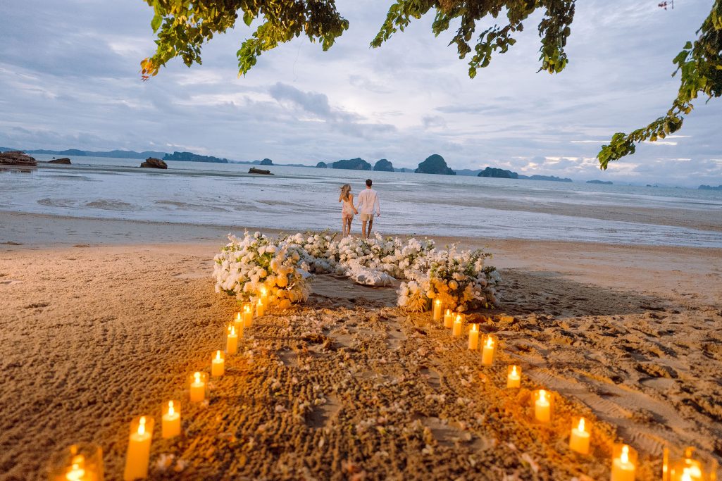 Krabi surprise proposal decoration planner, marriage proposal, Surprise proposal, Krabi Wedding Planner, Krabi planner