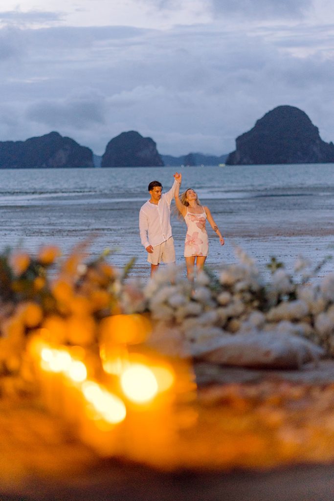 Krabi surprise proposal decoration planner, marriage proposal, Surprise proposal, Krabi Wedding Planner, Krabi planner
