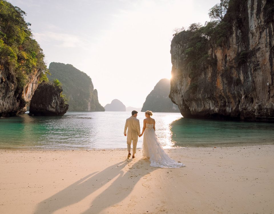 Elopement, Elopement wedding, Elopement wedding photography, Elopement wedding photographer, Elopement at island Krabi, Elopement wedding on boat Krabi, Longtail boat Krabi