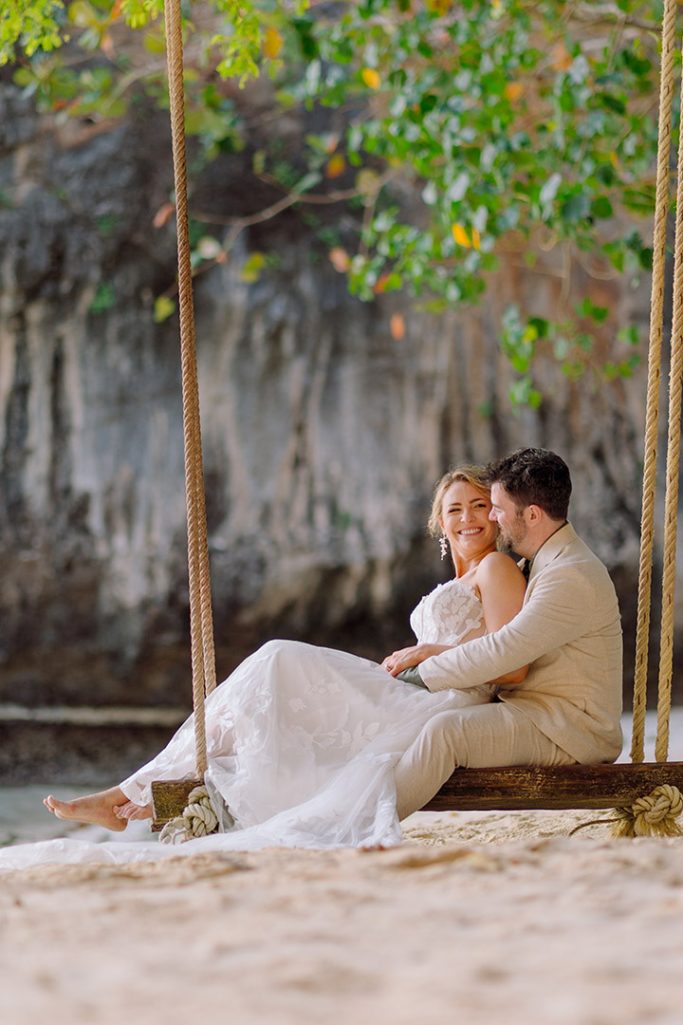 Elopement, Elopement wedding, Elopement wedding photography, Elopement wedding photographer, Elopement at island Krabi, Elopement wedding on boat Krabi, Longtail boat Krabi